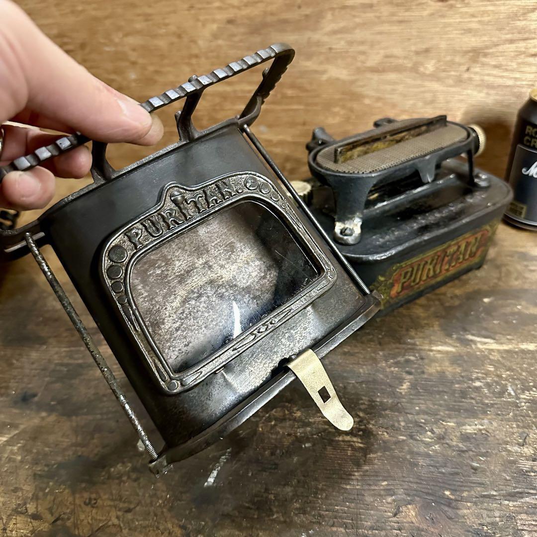 美品】アイロンストーブ PURITAN ランプストーブ SADIRON 美品】アイロンストーブ PURITAN ランプストーブ SADIRON