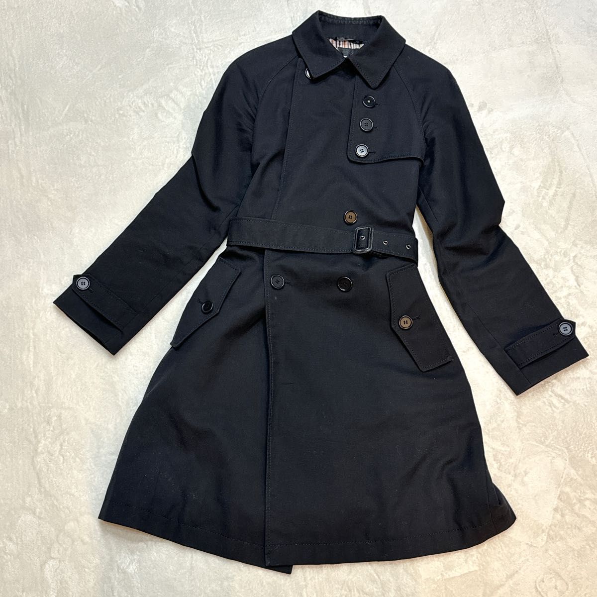 希少】Paul Smith BLACK トレンチコート 背面絵柄 ロング L Yahoo