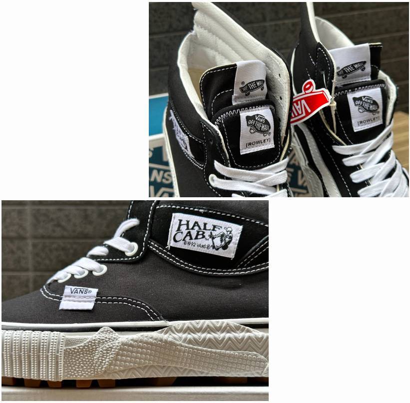 ◆モデル出品◆新品 28.5cm Vans バンズ カット＆ペースト マッシュ ハイ 完売スニーカー プレミアムライン VANS VAULT /HALF CAB_画像5