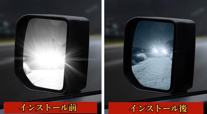 FJクルーザー　GSJ15W型 ドアミラー鏡面ガラス ヒーター付けないタイプ 左右2個セット　2006－2020年_画像7