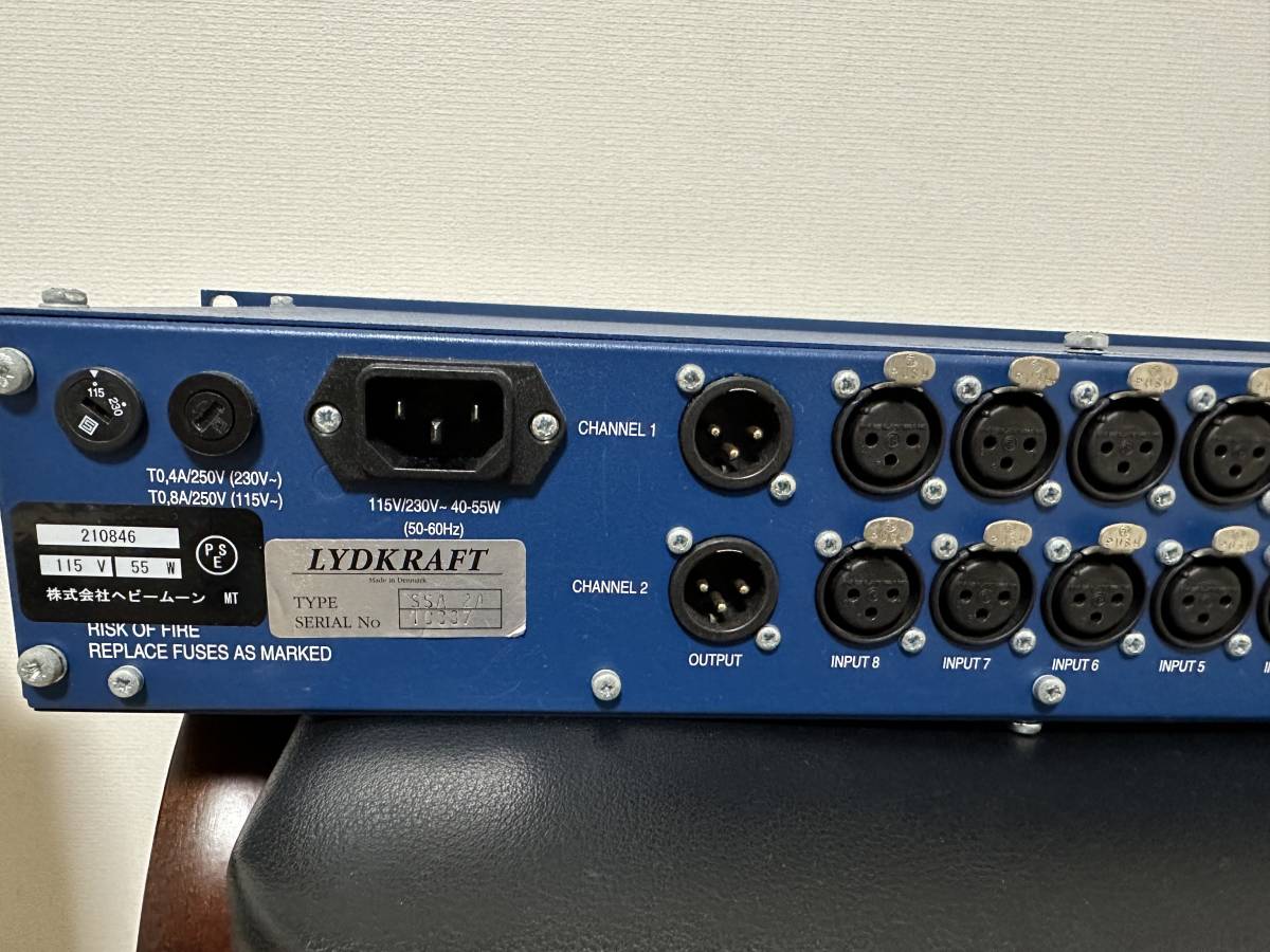 TUBE-TECH STEREO SUNMING AMPLIFIER SSA 2A LYDKRAFT_画像3