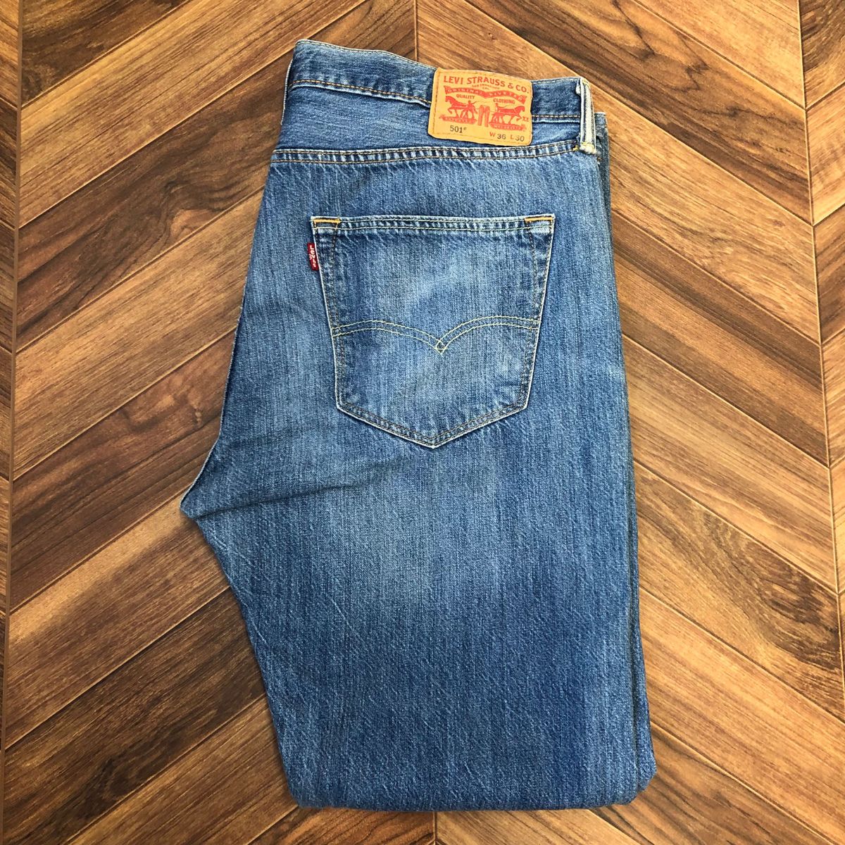 Levis　リーバイス　デニム　ジーンズ　パンツ　古着　501 W36 L30