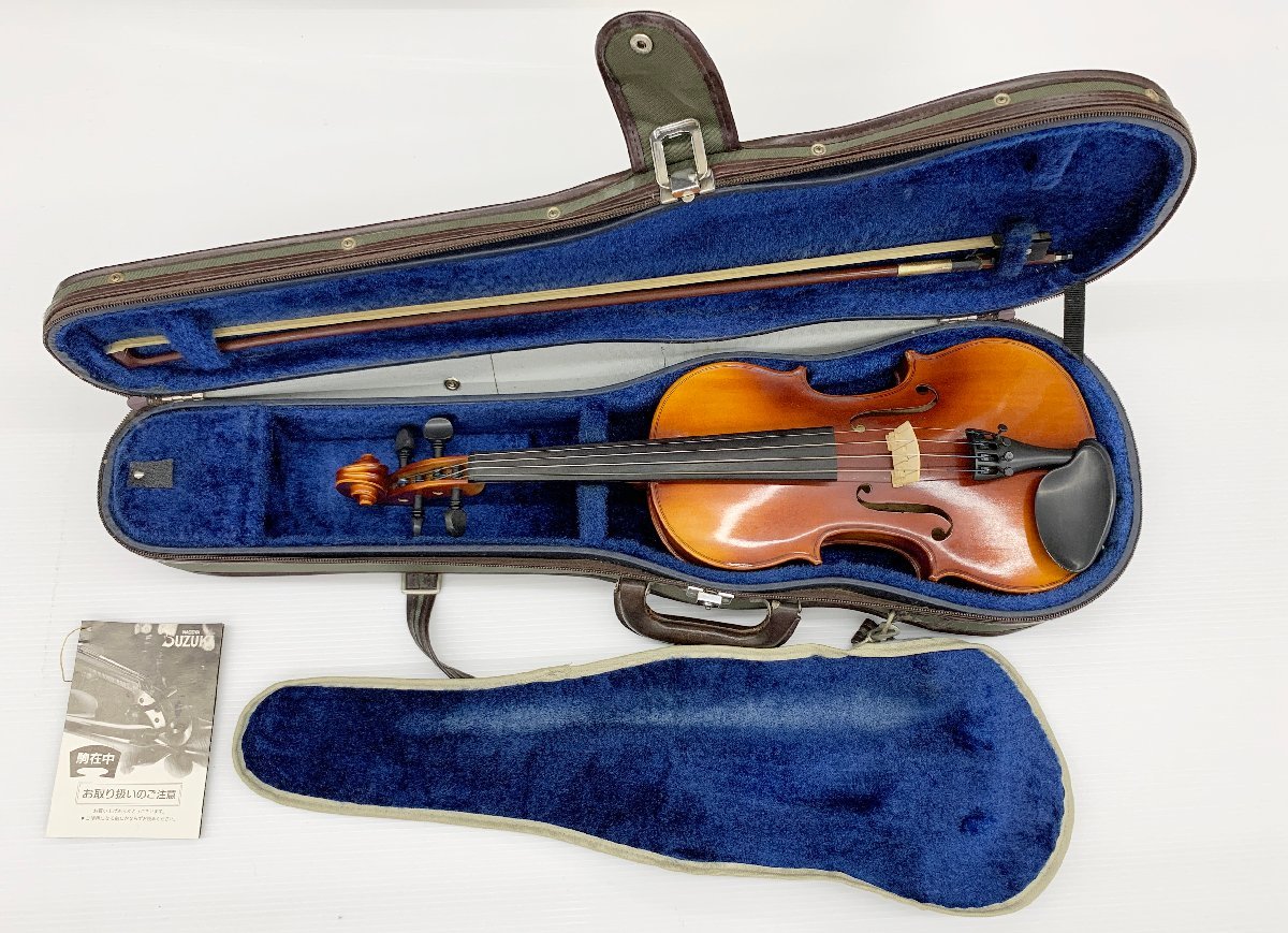 【rmm】中古 SUZUKI VIOLIN NAGOYA スズキ バイオリン Established 1887 in Nagoya No.280 size 3/4 Anno1993 弦楽器 セミハードケース_画像1