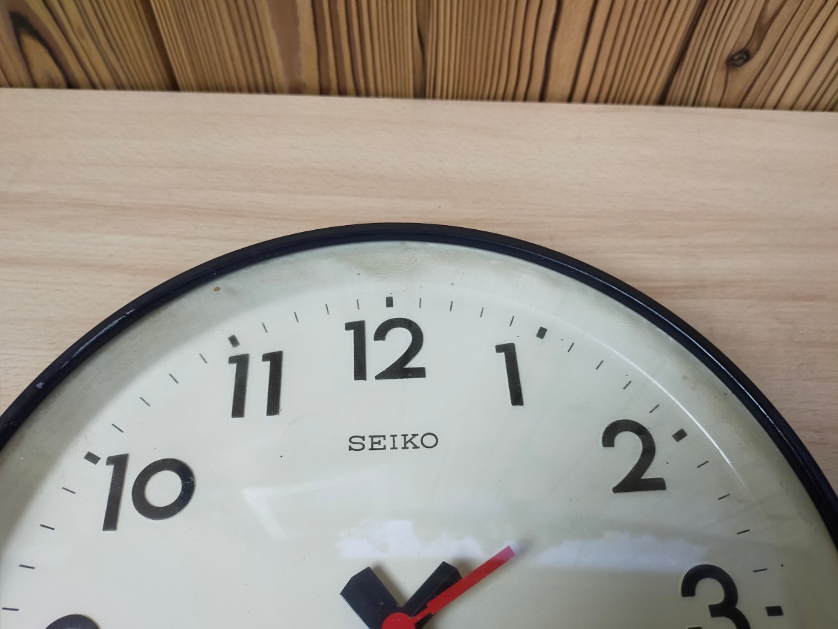 ☆昭和レトロ SEIKO セイコー 壁掛け時計 電池式 トランジスタ ☆昭和レトロ SEIKO セイコー 壁掛け時計 電池式 トランジスタ