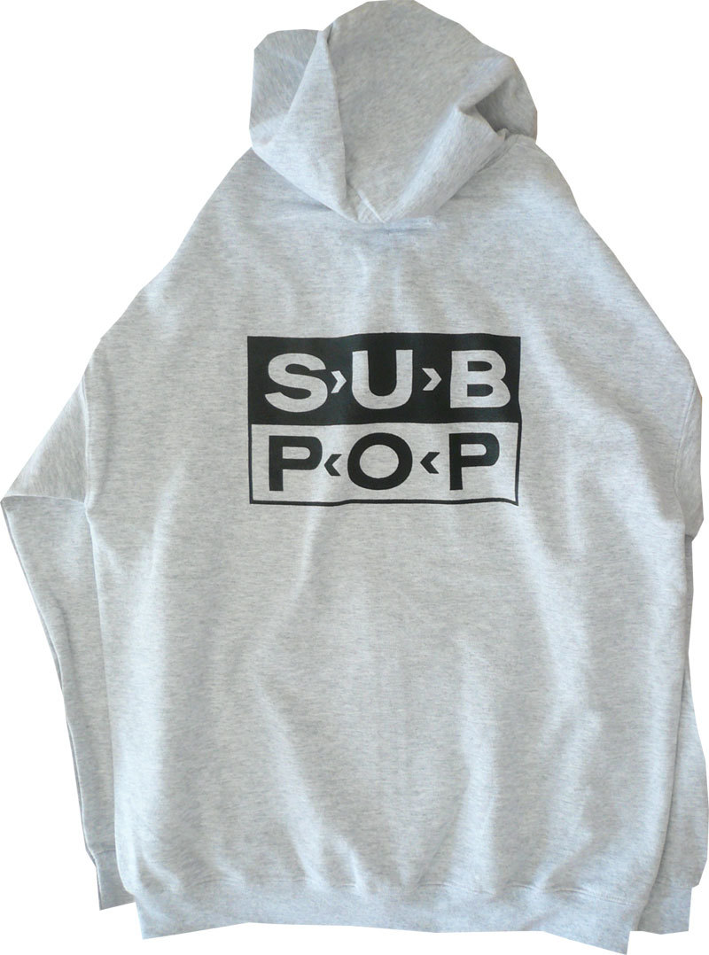 【新品】Sub Pop 8オンス ジップパーカー Lサイズ バンド Tシャツ Nirvana Sonic Youth グランジ オルタナ サブポップ ロゴ_画像2
