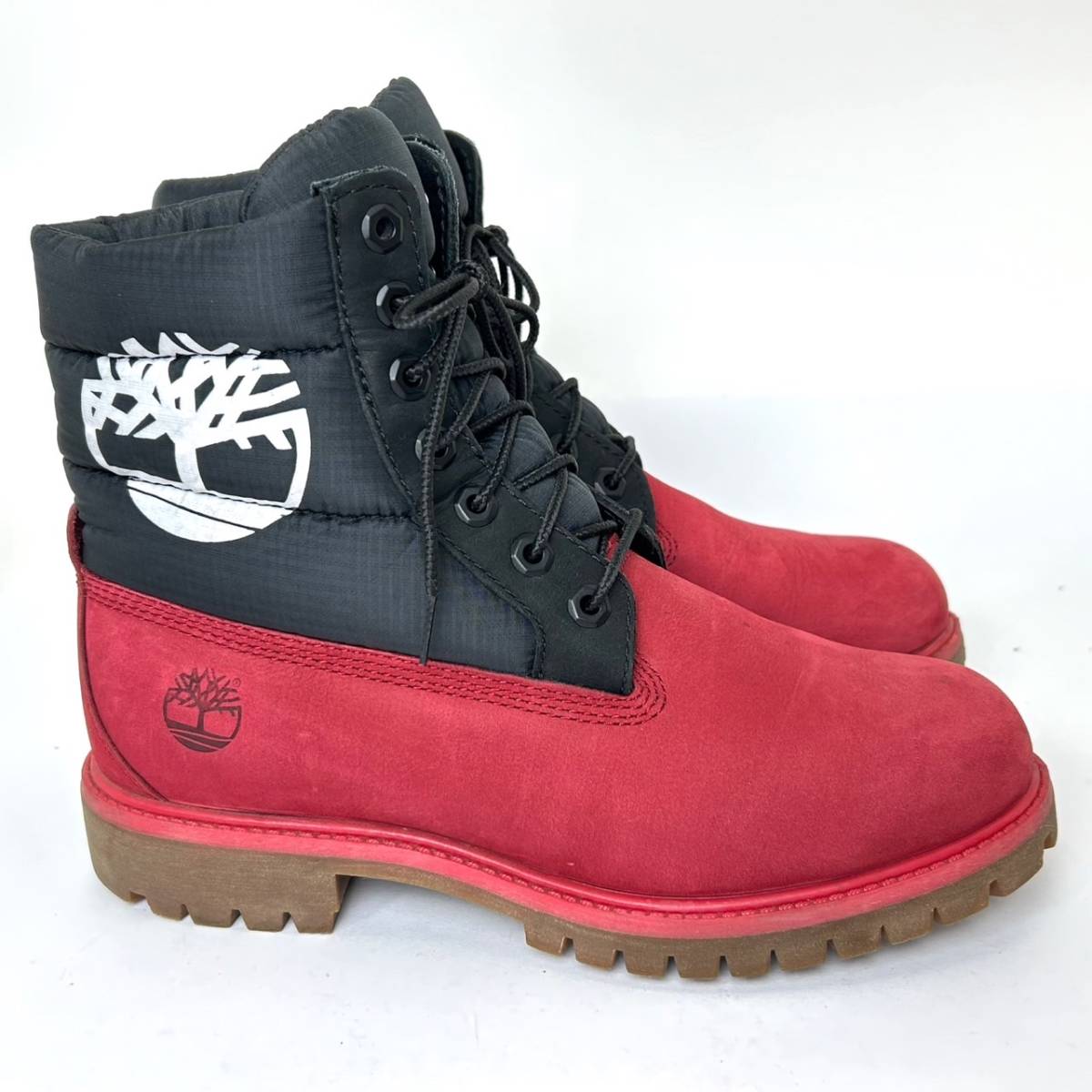 即決 Timberland ティンバーランド メンズ US7W 25cm ヌバック 本革