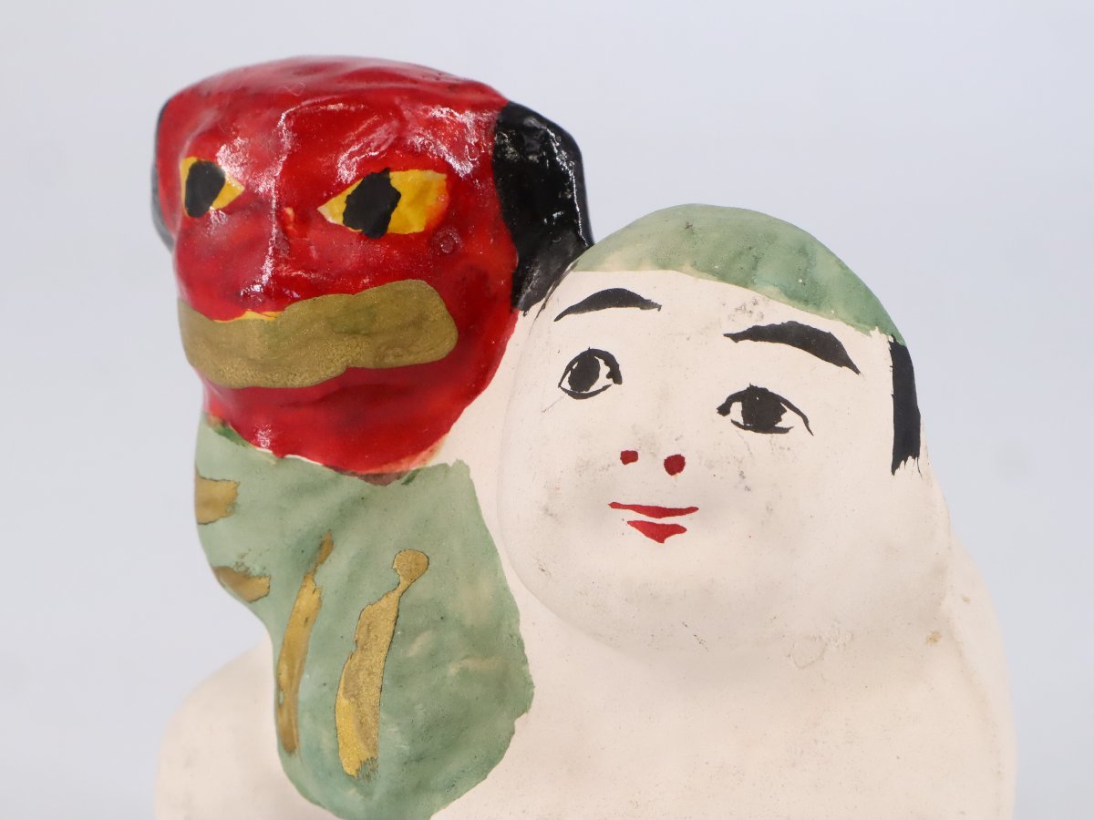 常石張子 獅子舞 郷土玩具 広島県 民芸 伝統工芸 風俗人形 置物_画像9