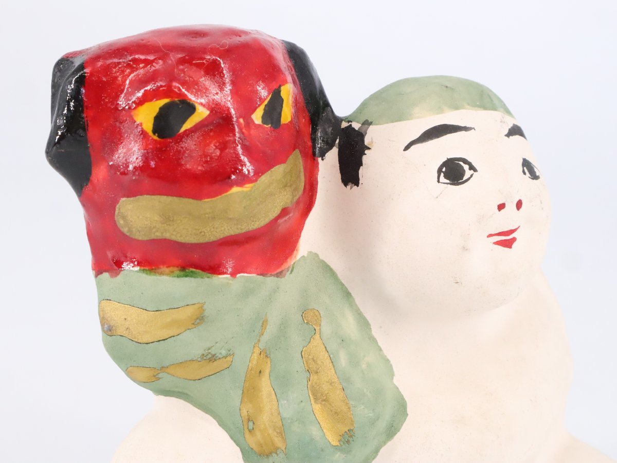 常石張子 獅子舞 郷土玩具 広島県 民芸 伝統工芸 風俗人形 置物_画像7