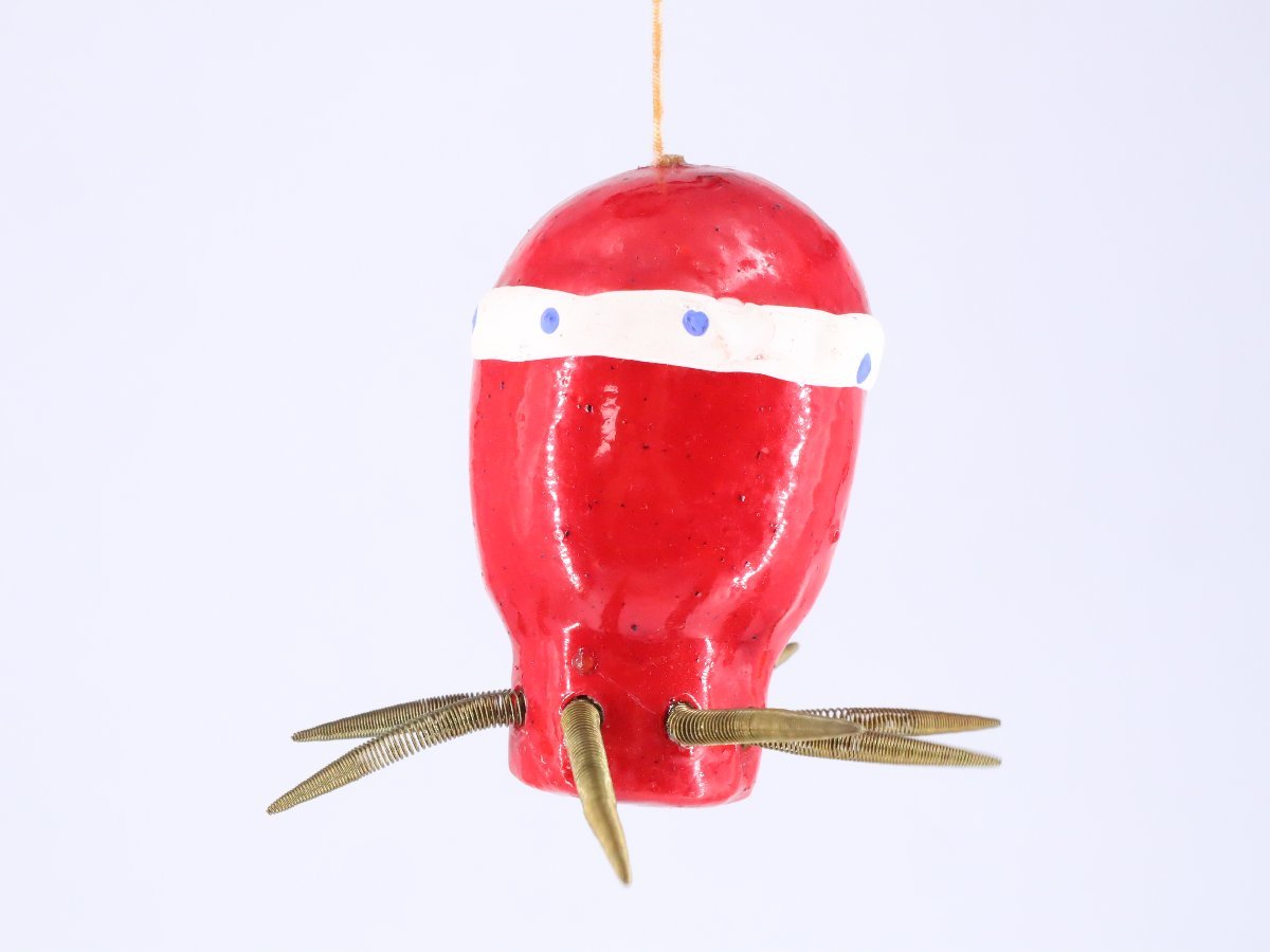 伊勢練り物 蛸 タコ 鉢巻き 郷土玩具 三重県 民芸 伝統工芸 風俗人形 置物_画像10
