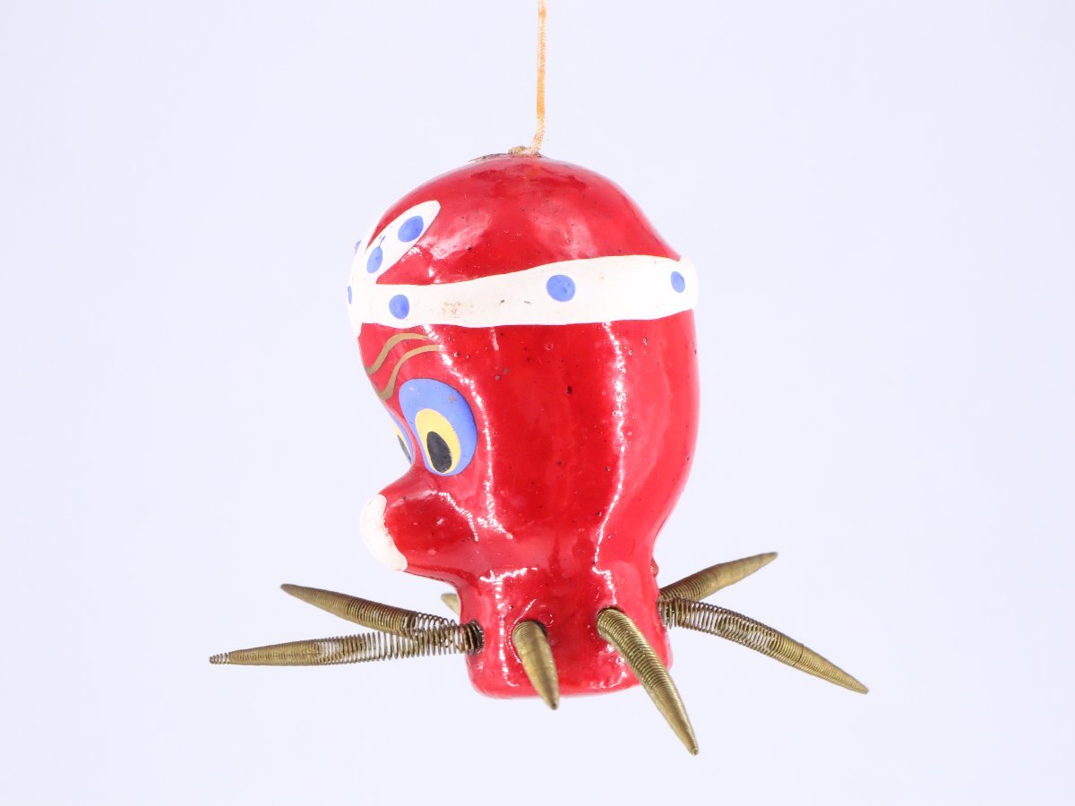 伊勢練り物 蛸 タコ 鉢巻き 郷土玩具 三重県 民芸 伝統工芸 風俗人形 置物_画像8