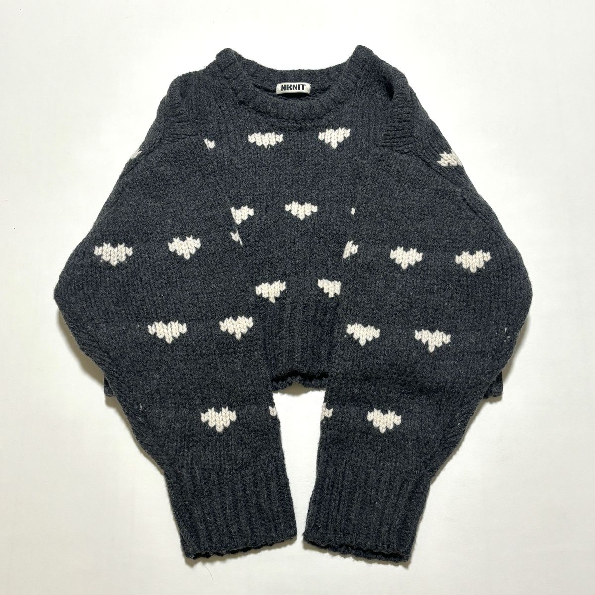 NKNIT ンニット ♡pettern KNIT ハートパターンニット - ニット/セーター