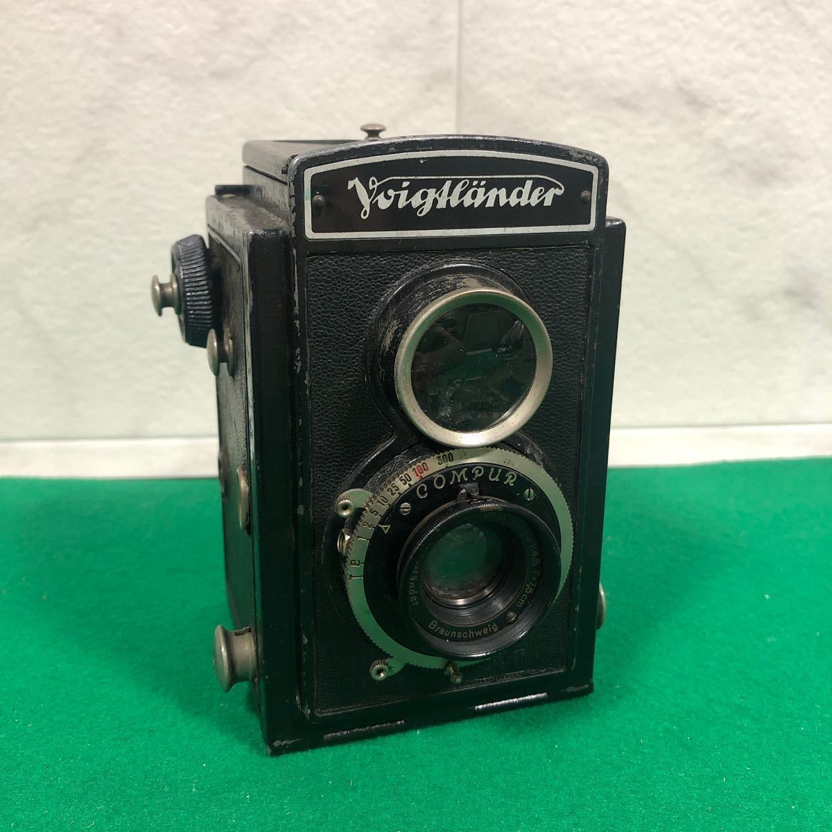 ☆ ジャンク品 ☆Voigtlander BRILLANT Anastigmat Skoper 7.5cm F4.5 カメラ フィルムカメラ ビンテージ_画像1