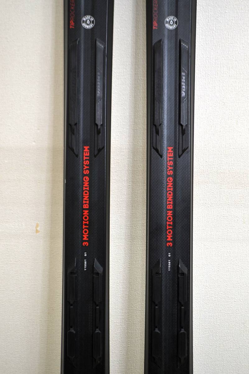 VOLKL RTM 173 120-73-105 R15.8m ビンディング無 MARKER 3 MOTION BINDING SYSTEM 対応 フォルクル オールマウンテンスキー TIP ROCKER_画像3