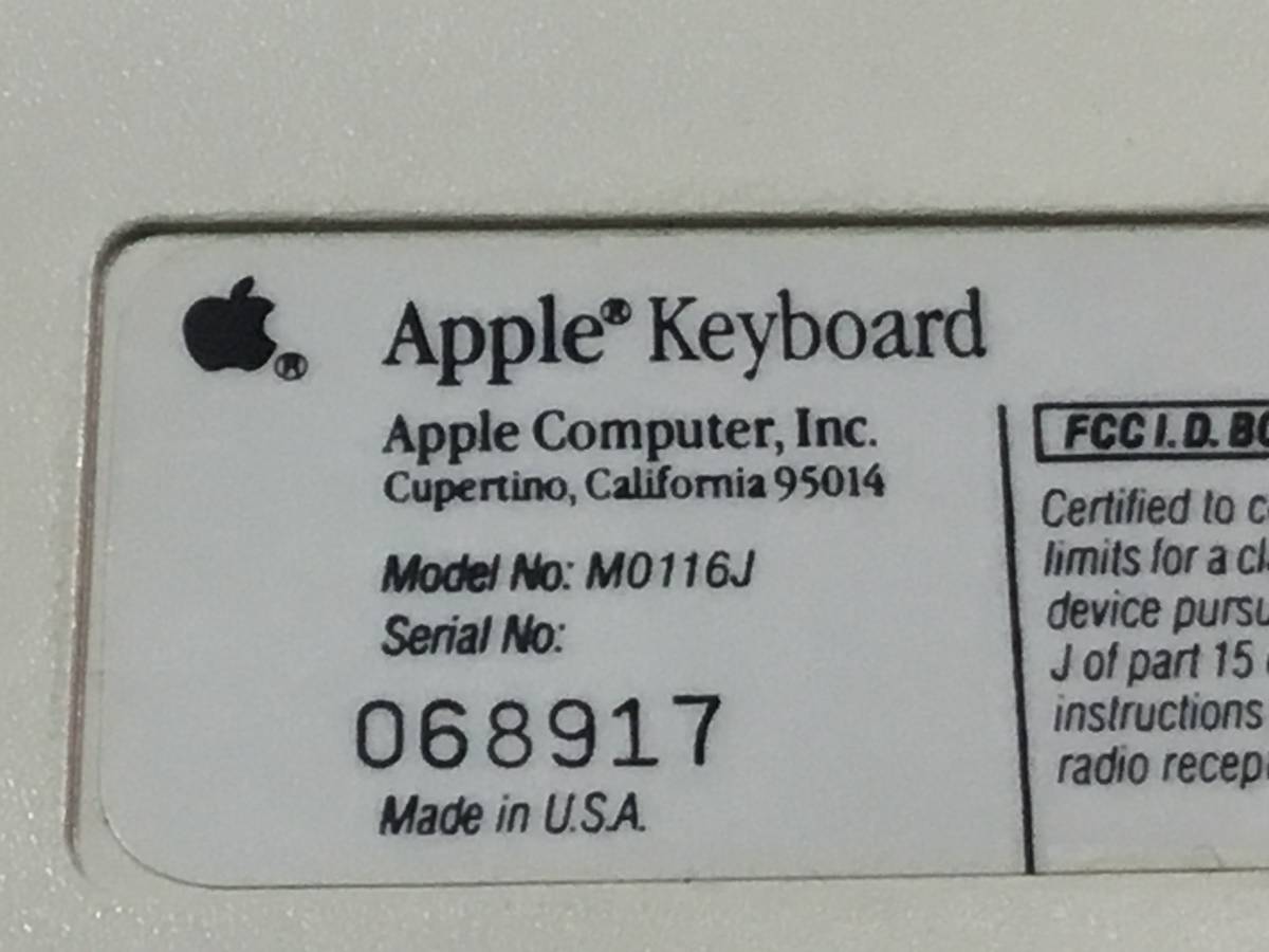 ベネトンカラー　Apple Keyboard ケーブル　付き_画像8
