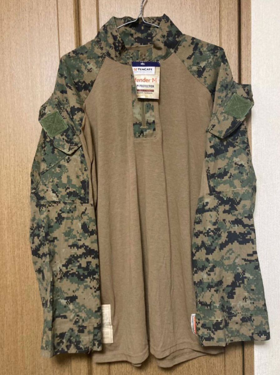 米軍 海兵隊 現用 FROGウッドランドMARPAT L-R 実物未使用 紙タグ付コンバットシャツ USMC ミリタリー カモフラ