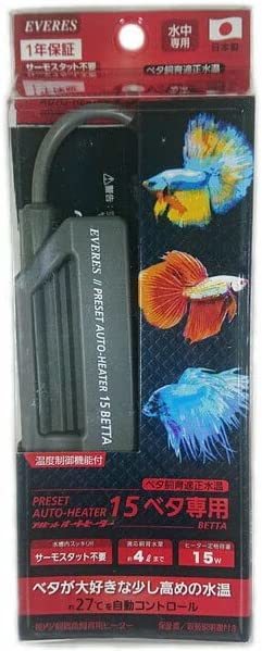 e Valis p reset auto heater 15 BETTA betta exclusive use postage nationwide equal 350 jpy 