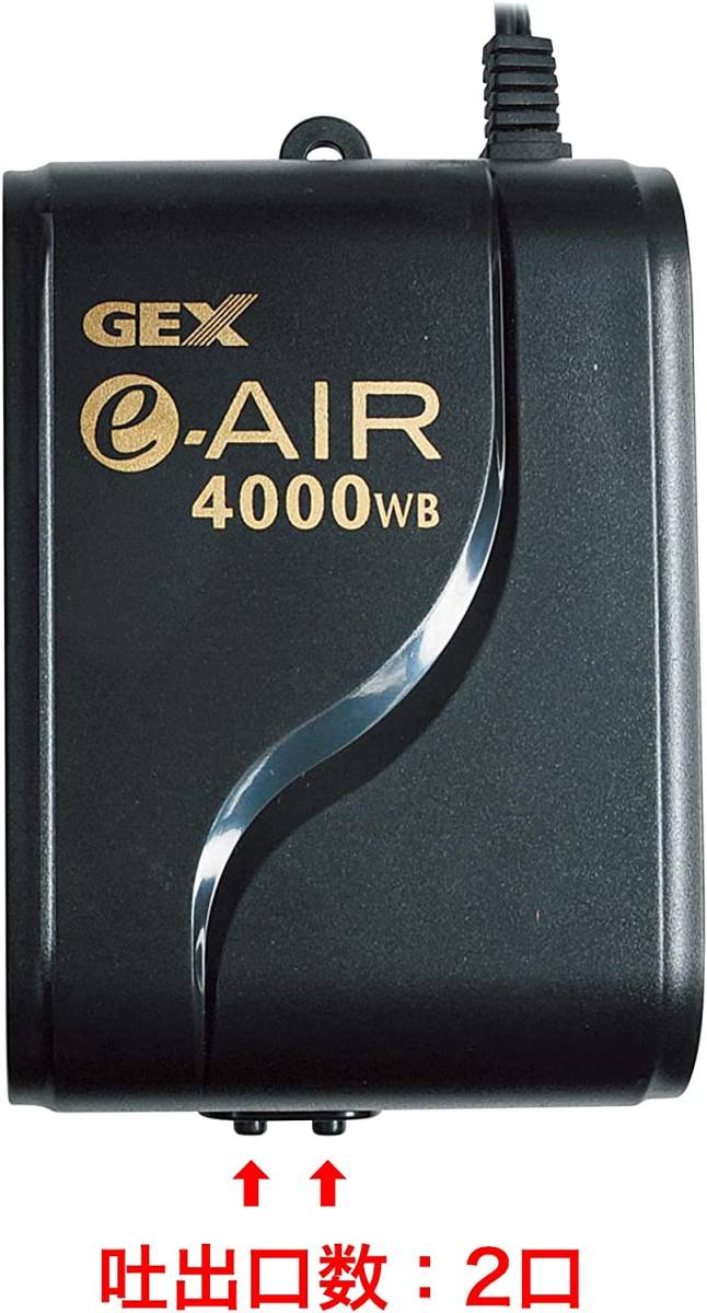 GEX ジェックス イーエアー（e‐AIR）  4000WB   オマケは逆流防止弁（２ケ）     送料全国一律 520円（2個まで同梱可能）の画像2