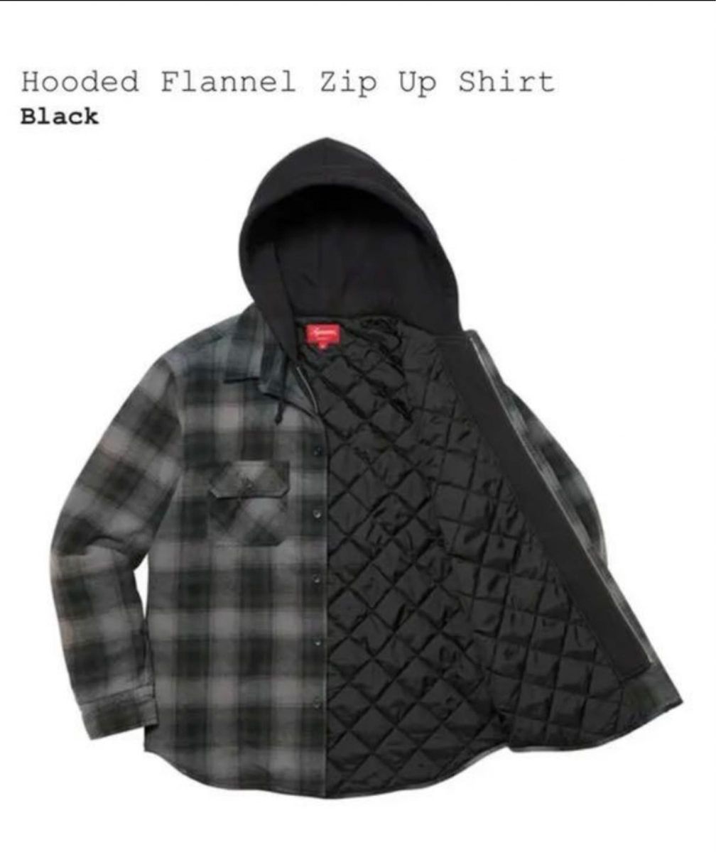 Supreme Hooded Flannel Zip Up Shirtフーデッド フランネル Supreme Hooded Flannel Zip Up Shirtフーデッド フランネル
