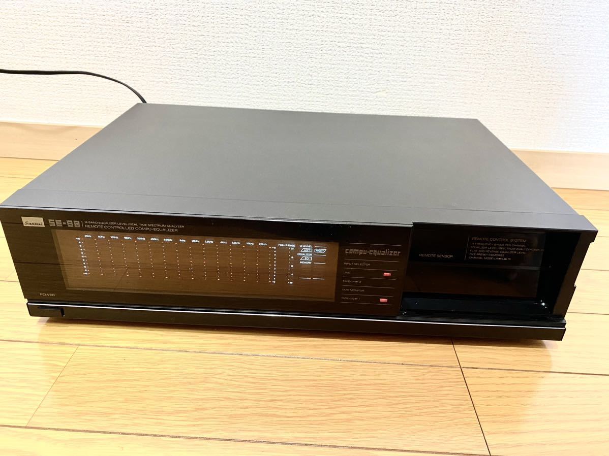 Sansui SE-88 グラフィックイコライザー 音響機材 オーディオ サンスイ　通電確認済み_画像2