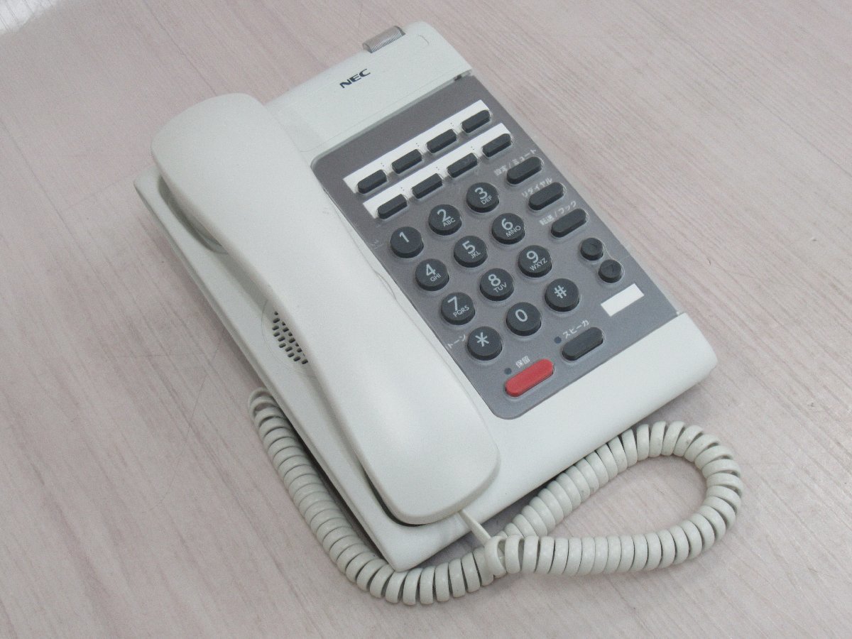 Ω XL2 14361# 保証有 キレイめ NEC【 DTL-1BM-1D(WH)TEL 】NEC DT230 電話機 中古ビジネスホン 領収書発行可能 ・祝10000取引!!