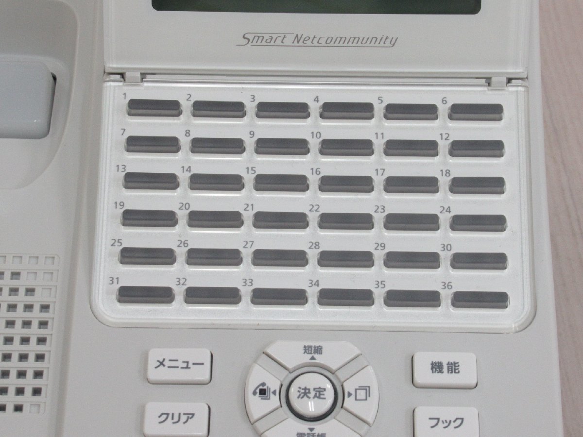 ▲ZZT 1010 o 保証有 NTT 36ボタンIP標準電話機 A1-(36)IPTEL-(1)(W) 西21年製 綺麗・祝 10000取引突破!!_画像4