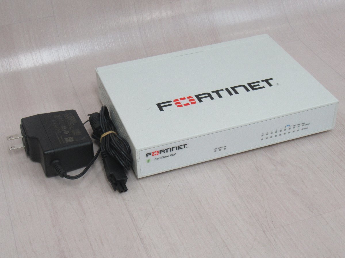 Ω XY 14374# 保証有 Fortinet【 FG-60F 】FortiGate-60F UTM FW：v6.2.3 ライセンス25年07月24日迄 領収書発行可_画像1