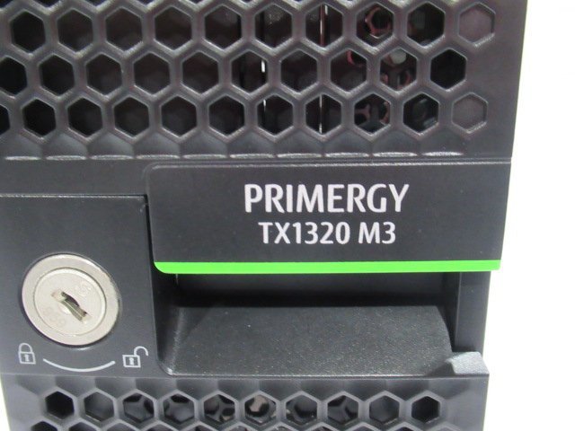 ▲11168 新TTPC 0930m 保証有 富士通【 PRIMERGY TX1320 M3 】【 Xeon E3-1220 v6 3.0GHz / 1.2TB SAS 2.5インチ×3 / 16.0GB / OS 無 】鍵_画像9