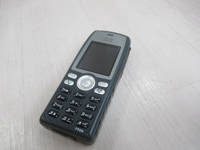 ▲Ω ZQ2 15083※保証有 シスコ Cisco CP-7925G-P-K9 Unified Wireless IP Phone 7925G_画像2