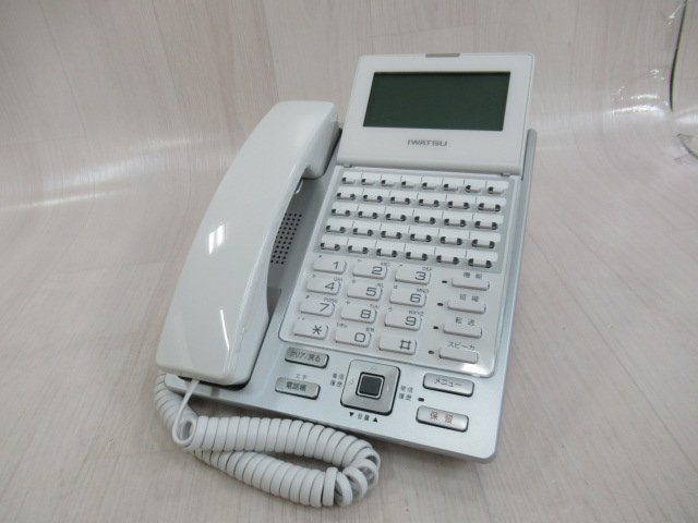 ΩZO1 15142※保証有 岩通 フレスペック/Frespec NW-24KT (WHT) 24ボタン電話機 22年製 キレイ