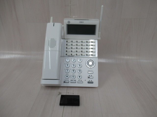 Ω保証有 ZK2 6855) MKT/ARC-30DKCLD-02A OKI 沖 CrosCore2 30ボタンカールコードレス電話機 領収書発行可能 同梱可 キレイ
