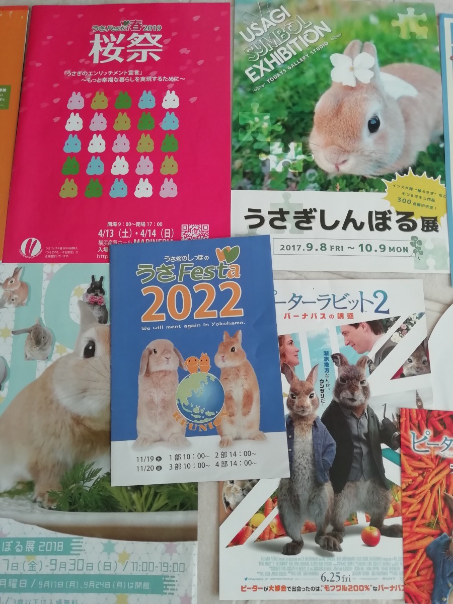 u.. Event leaflet ..fes booklet A4 file Peter Rabbit "uchiwa" fan 