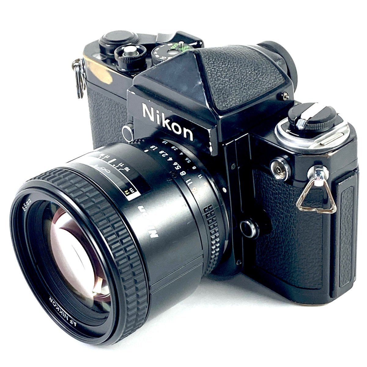 ニコン Nikon F2 アイレベル ブラック + AF NIKKOR 85mm F1.8 フィルム マニュアルフォーカス 一眼レフカメラ 【中古】_バイセル 31056_2