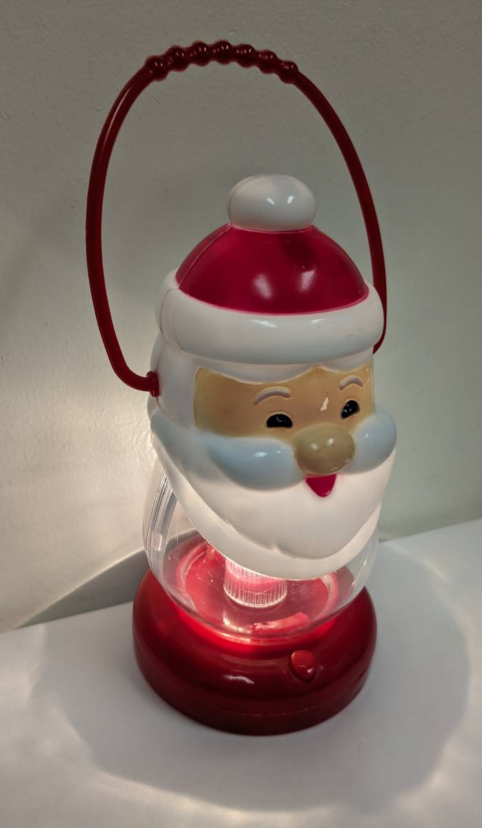  Рождество Santa Claus illumination солнечный ta лампа переключатель тип тип аккумулятора батарейка АА 3шт.@ использование легкий держать ... симпатичный Hori te- лампа 