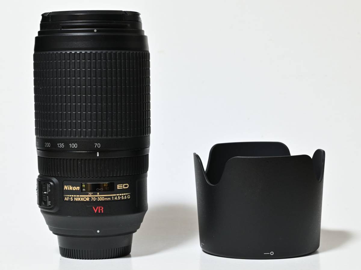 美品 ニコン ニッコール AF-S VR Zoom-Nikkor 70-300mm f/4.5-5.6G IF-ED 保証書＆取扱説明書付きの画像1