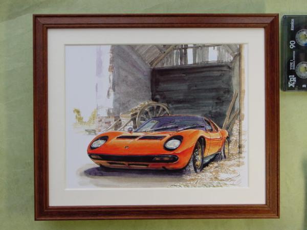 BOW illustration picture # Lamborghini Miura #LamborghiniMiura/279.