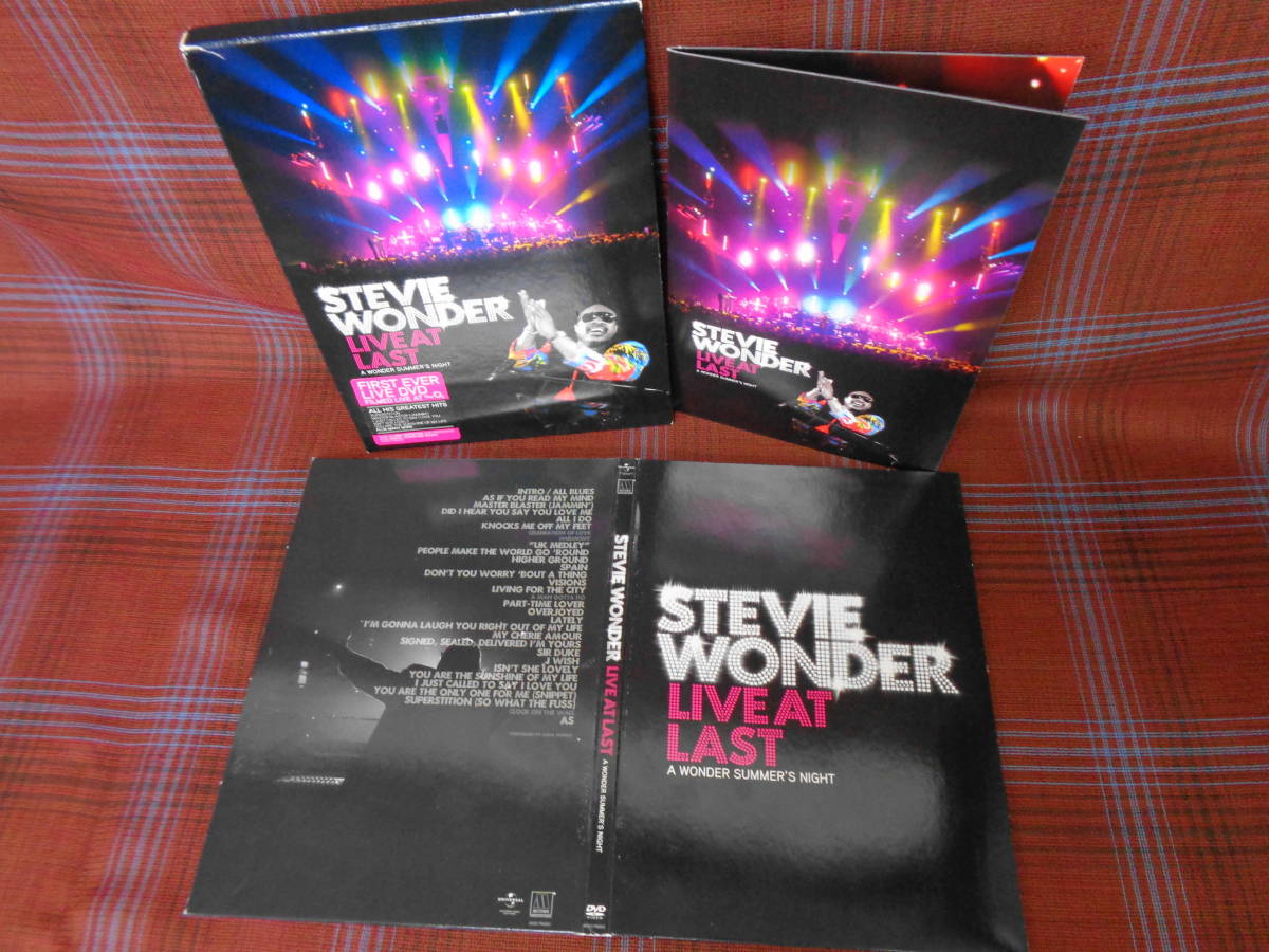 B#567◆DVD◆ スティーヴィー・ワンダー Live At Last A Wonder Summer's Night STEVIE WONDER 輸入盤_画像1