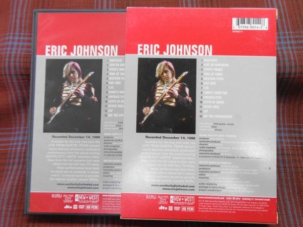 A#3240◆DVD◆ エリック・ジョンソン ERIC JOHNSON Live from Austin TX New West Records NW8014_画像2