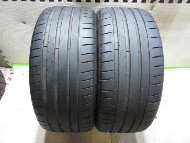 中古タイヤ　265/45R19 ／ 265/45ZR19　ミシュラン　PILOT SPORT 4　7.5分山　2016年式　2本セット_画像1