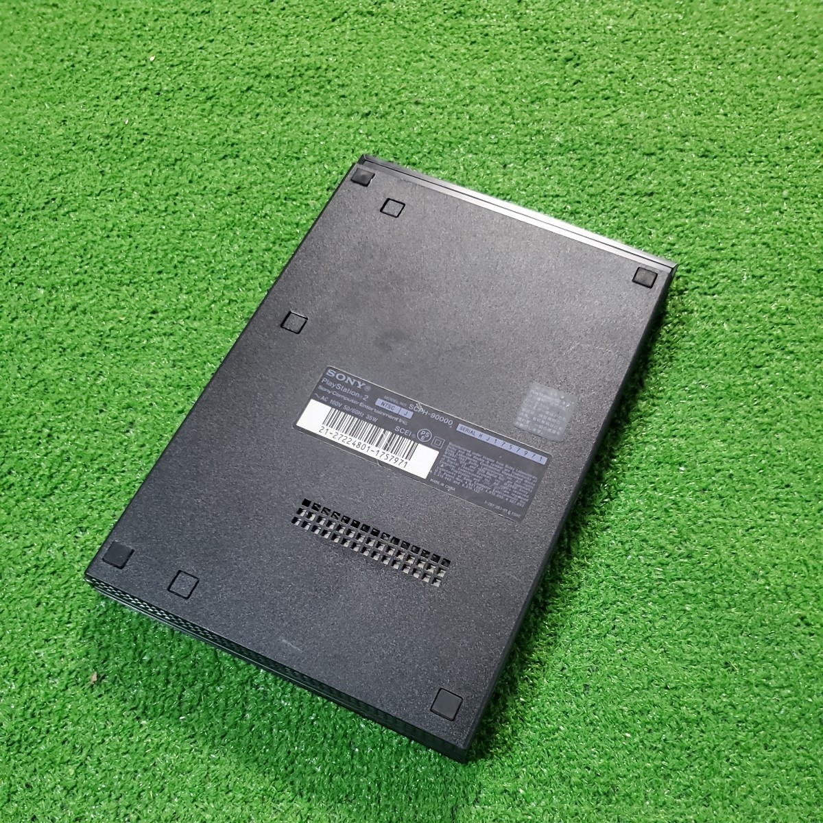 SONY ソニー PS2 本体 SCPH-90000 ブラック 動作確認済み 人気モデル プレステ2 PlayStation2 薄型 オススメ ゲーム機器_画像5