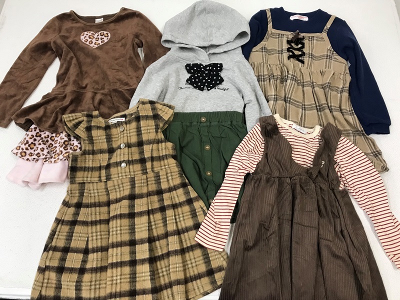 FS－332　子ども服【女の子SET　サイズ100~110cm☆36着】POLOラルフローレン・anyFAM・3can4on等☆大量☆古着☆おまとめ福袋_画像2