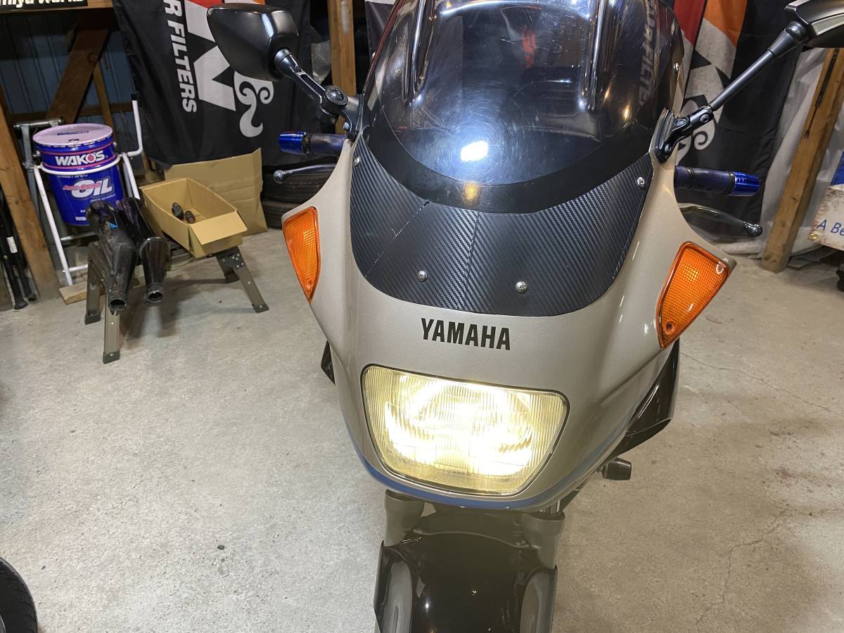 (茨城より)車検R6.9 USヨシムラ左右2本出し 29864Km H7年 4AY YAMAHA ヤマハ FJ1200 輸出仕様 バーハンドル タックロール【始動動画有り】_画像5