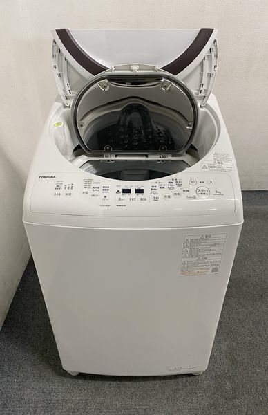 高年式!2023年製! 東芝/TOSHIBA AW-8VM2 タテ型洗濯乾燥機 ZABOON 洗濯8kg/乾燥4.5kg グランホワイト 中古家電 店頭引取歓迎 R7728_画像7