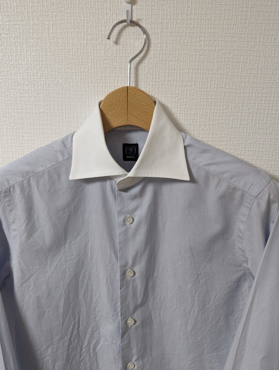 BEAMS F　ビームスエフ　シャツ　ドレスシャツ　37　クレリック　TESSITURA MONTI　日本製