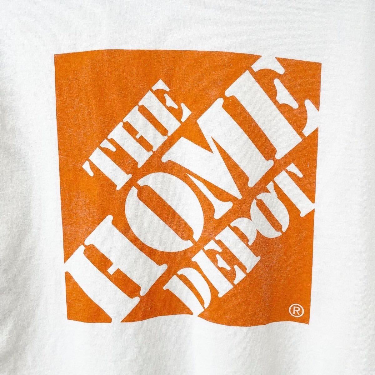 ■激レア■00s THE HOME DEPOT ホームセンター 企業 Tシャツ XL ホームデポ 90s ビンテージ_画像4