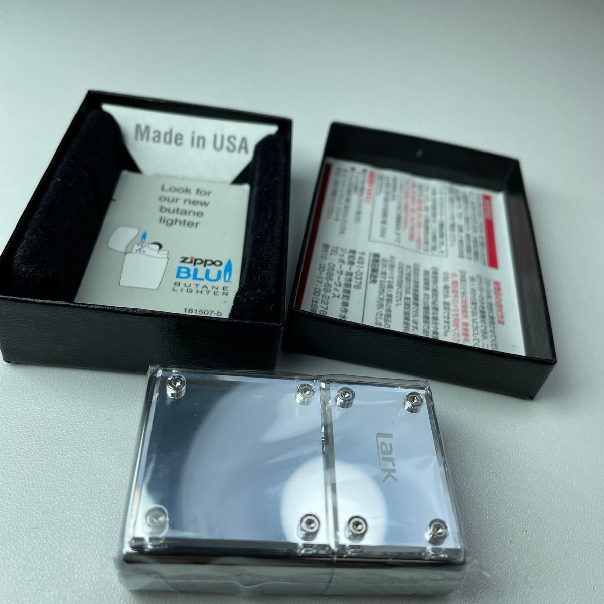 未使用 zippo ラーク LARK 1937レプリカ ガラス ジッポー 2009年 ZIPPO オイルライター_画像2