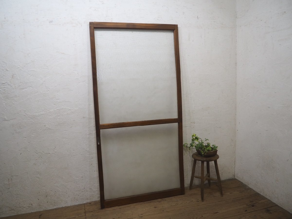 入荷中 門扉 ガラス戸 タM0770◇(2)【H179cm×W78,5cm】◇しっかりした