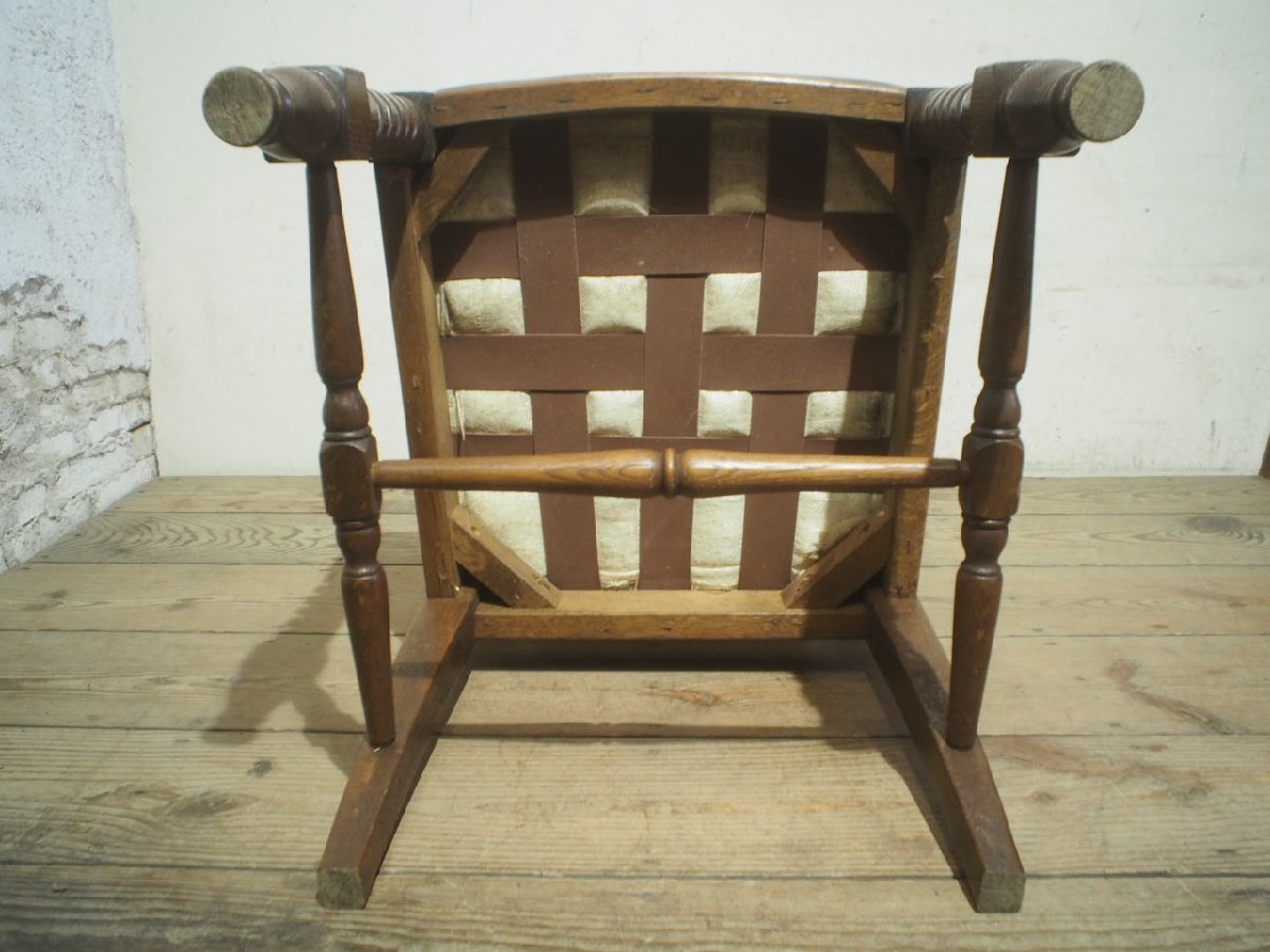タH0946◆⑥マルニ製◆クラシックなデザインの素敵な古い木製チェア◆椅子 イス ダイニング カフェ レストラン レトロ アンティーク調M笹2_画像6
