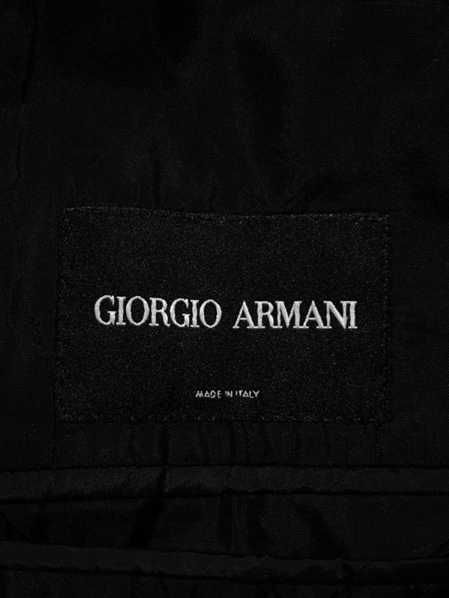 GIORGIO ARMANI 50 スーツ シルク セットアップ テーラードジャケット ストライプ collezioni emporio jeans コート ニット シャツ パンツ_画像5