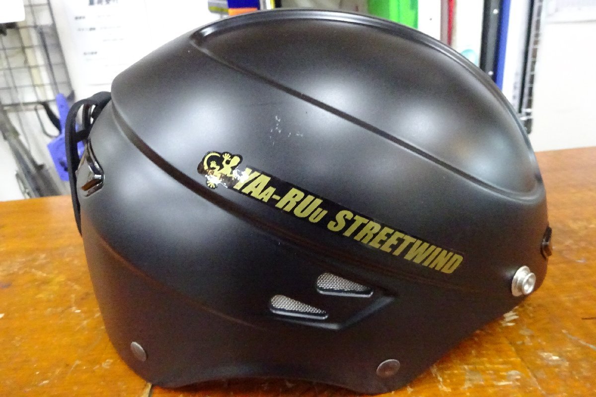 TNK工業 SPRZ ハーフヘルメット ハーフマットブラック フリーサイズの画像4