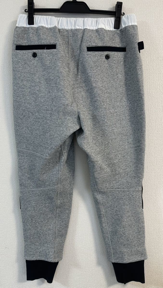 【1,000円スタート特集！】ナイキ x sacai スウェットパンツ グレー Lサイズ NIKE.COMにて購入国内正規品 タグ付 サカイ 阿部千登勢_画像2